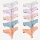 Compre 5 Leve 10 Calcinhas Fio Dental em Algodão - Frete Grátis