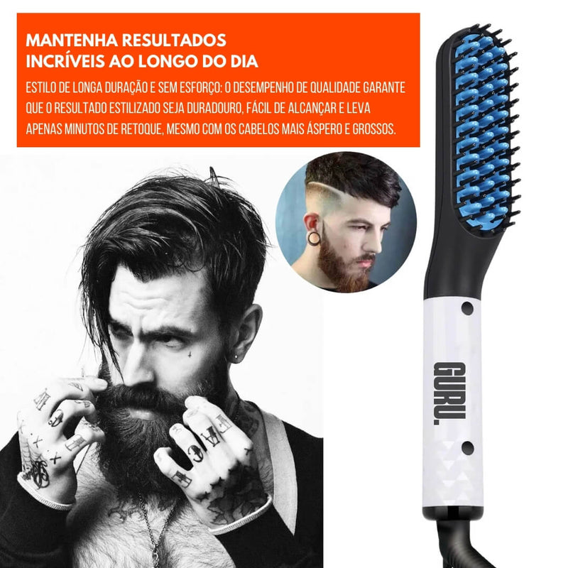 Alisador FIRECOMB™: Barba e Cabelo Perfeitos - 50% OFF