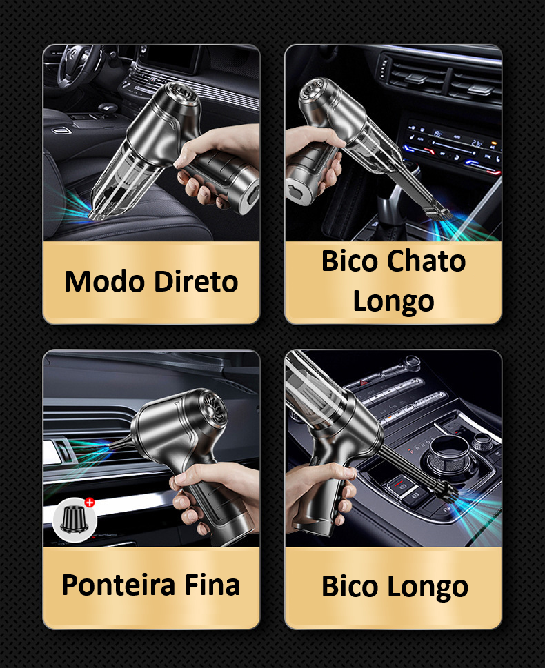 Aspirador Magic Force - Sucção Sem Fio